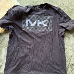 Michael Kors Black Short Sleeve Tee with Logo